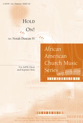 Hold On! SATB choral sheet music cover